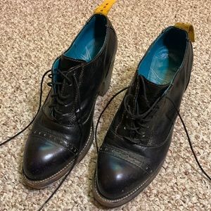 PSKaufman Crosswalk Captoe Oxford -Deep Navy SZ9 c